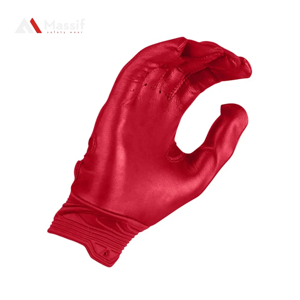 Different Colors Style Baseball Batting Gloves Professional Players Wholesale Price Genuine KIP Leather Baseball Gloves fo