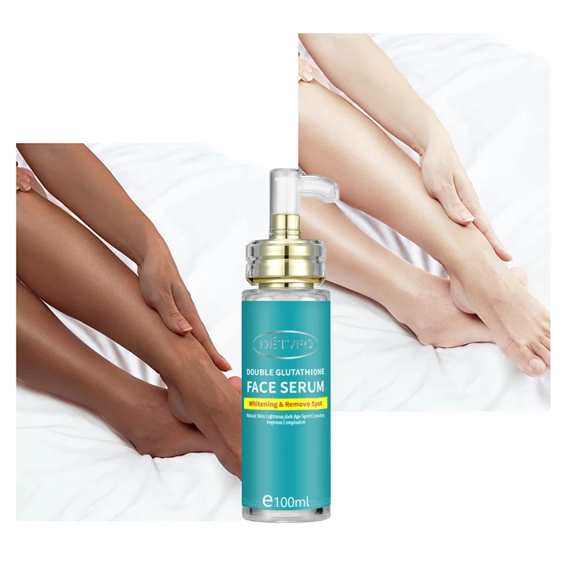 Sample available 100ml Vitamin C Serum skin care Lightening Hyaluronic Amino acid Vitamin E Whitening face serum