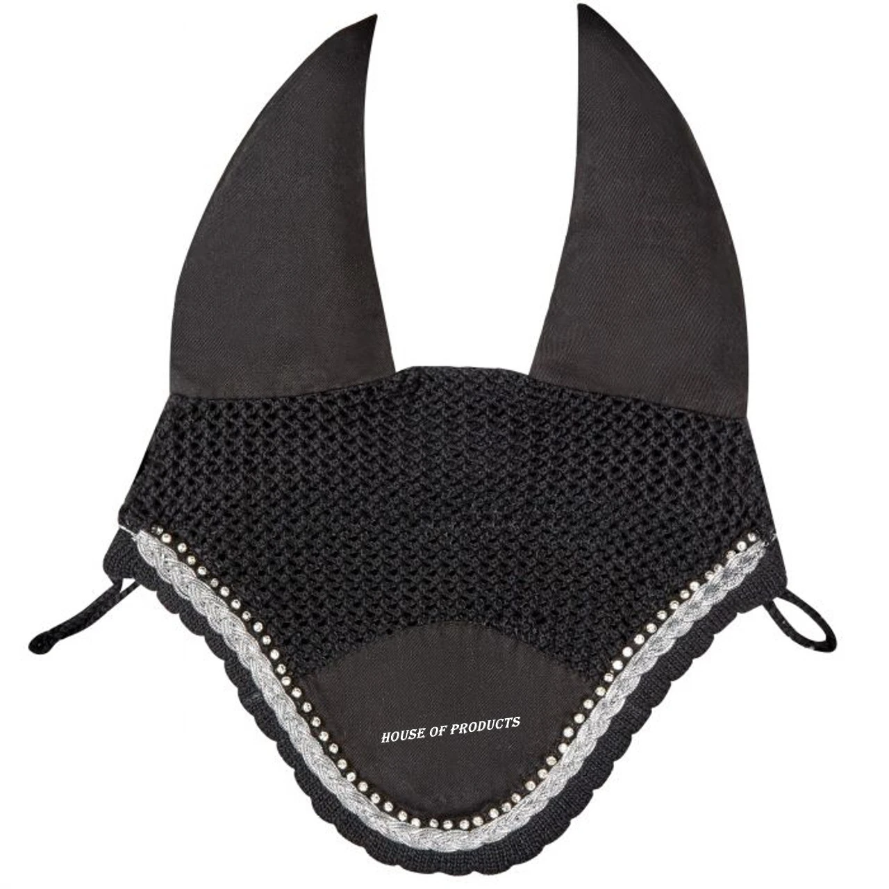 Superior Quality Horse Fly Veil / Ear Bonnet/ Crochet Horse Ear Bonnet Fly Veil Fly