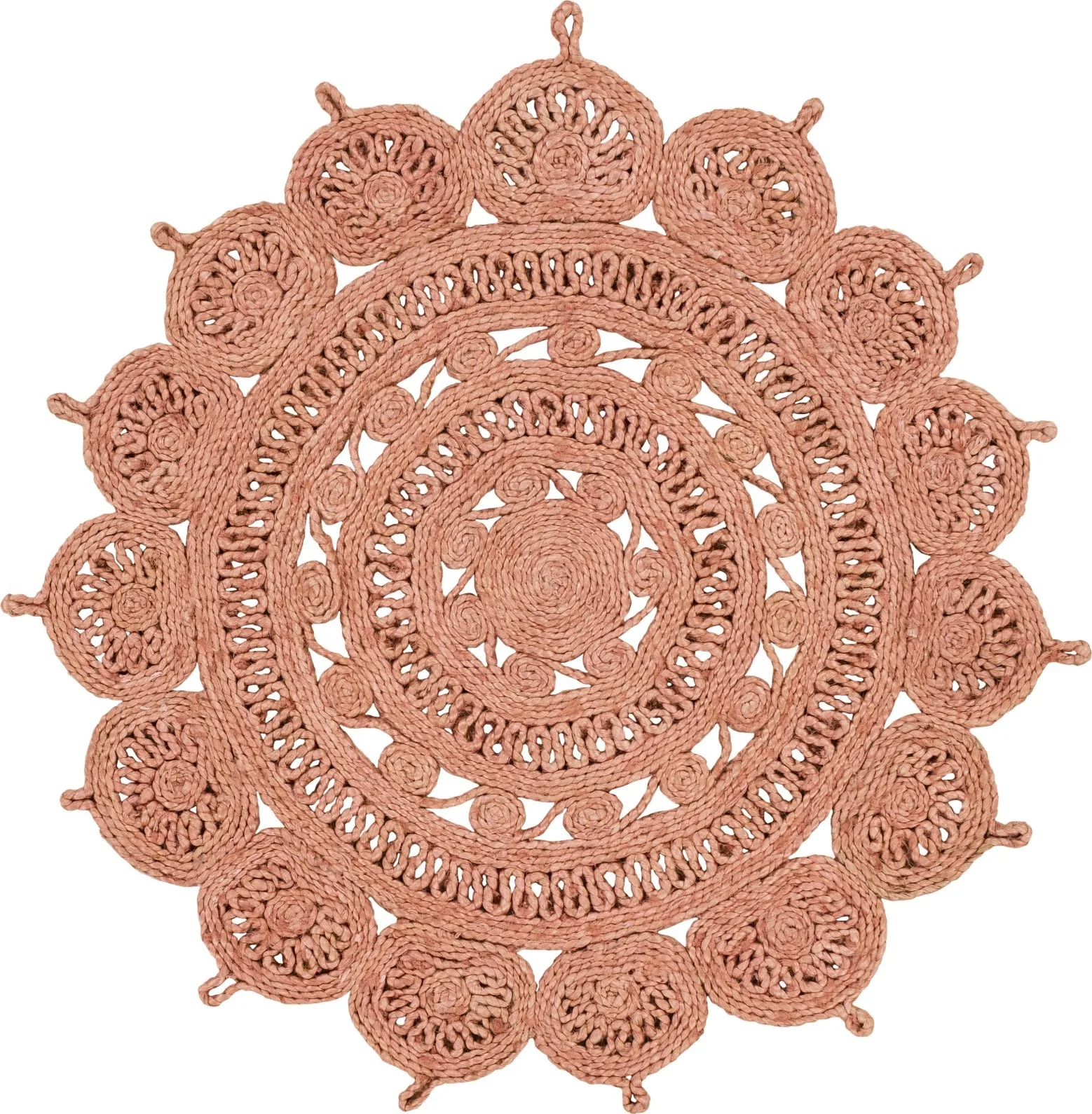 Bohemian Indian Hot Selling Oriental 100% Natural Jute Handwoven Braided Rug Placemat Living Room Decorative Kilim Carpet Runner