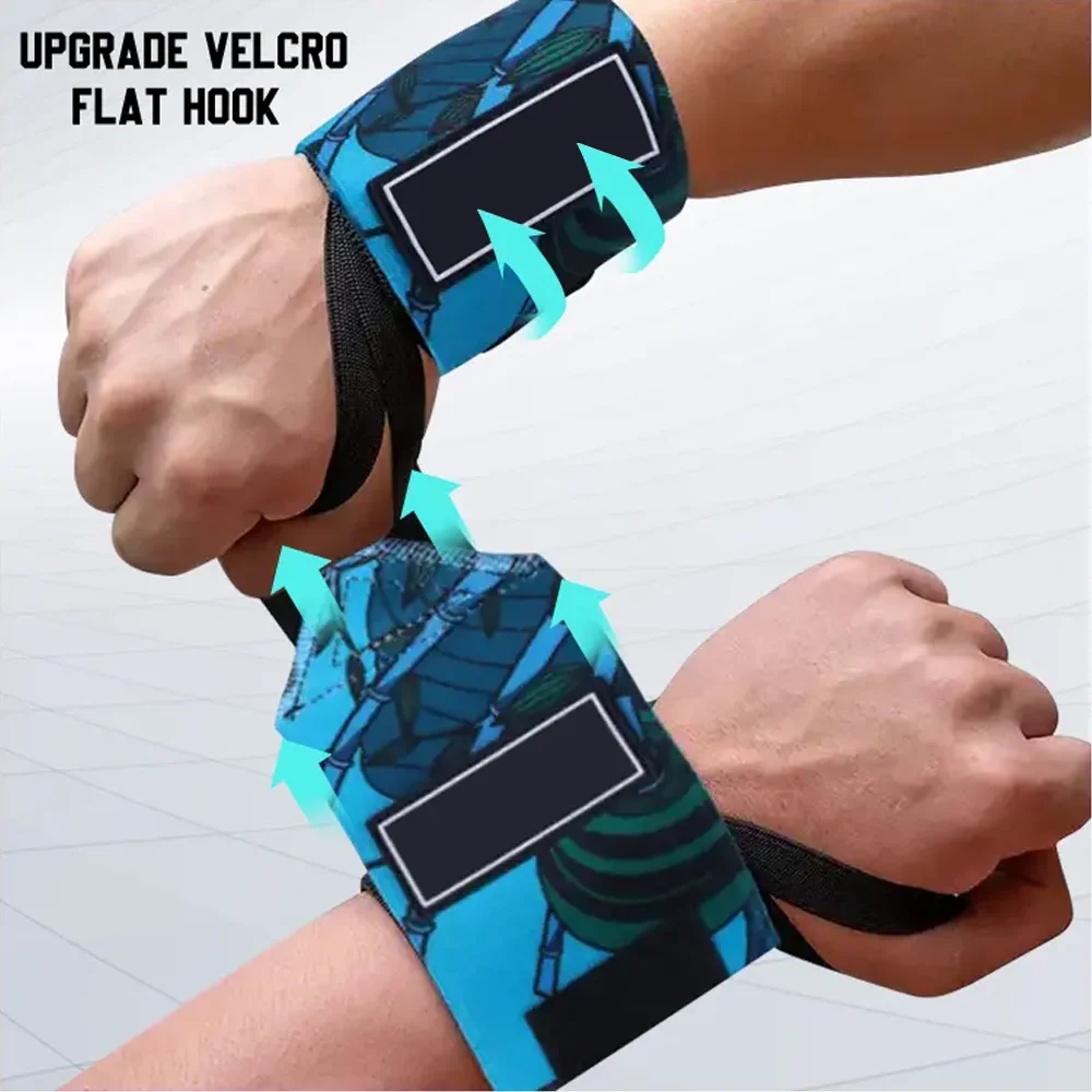 Custom Logo Powerlifting Wristband Gym Fashion Wrist Wraps Weight Lifting Wrist Support Wrap Gym Wrist Straps Fitness