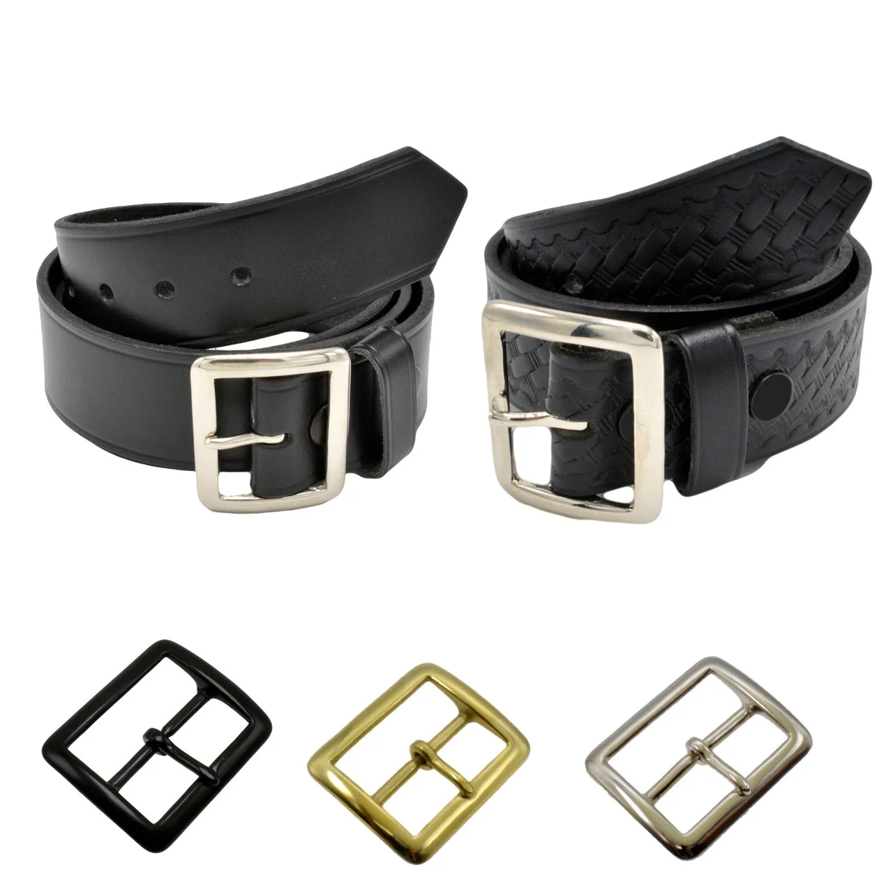 Wholesale High Quality Top Grain Leather Garrison Duty Uniform Belt for Personal safety Equipment
