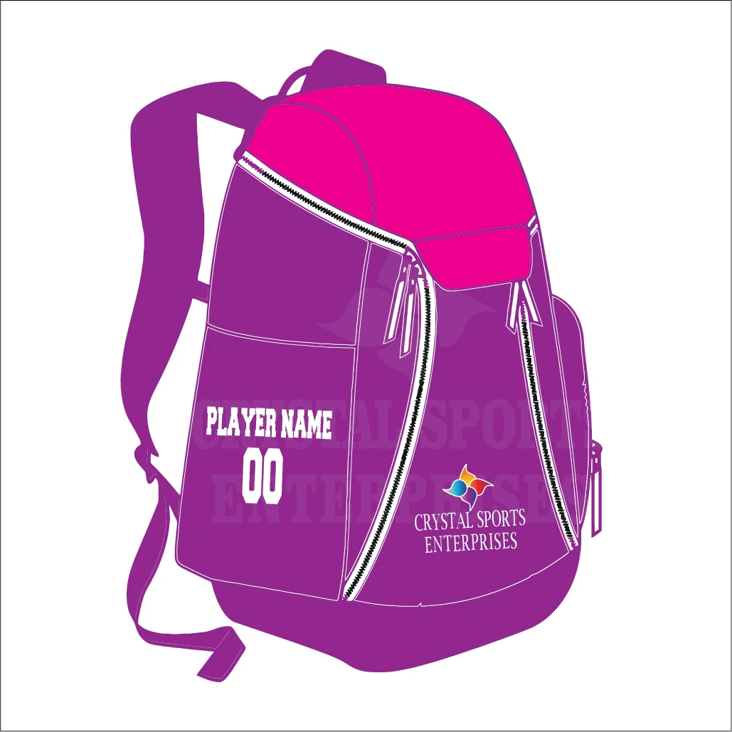 Дешевая новая стильная сумка с логотипом на заказ Школьное спортивное снаряжение рюкзак для волейбола баскетбола футбола отделением мяча