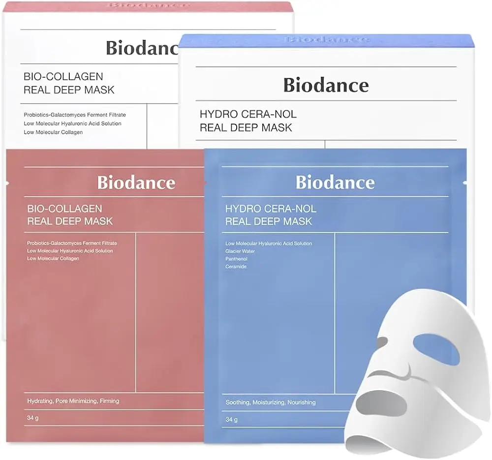 Korean Skin Care Products BIODANCE Collagen Face Mask Bio Collagen Real Deep Mask