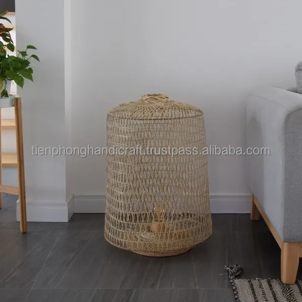 Bamboo Bedside Lamp 28cm For Bedroom Decorative Table Tamp Floor Lamp Desk Decoration Home Decoration