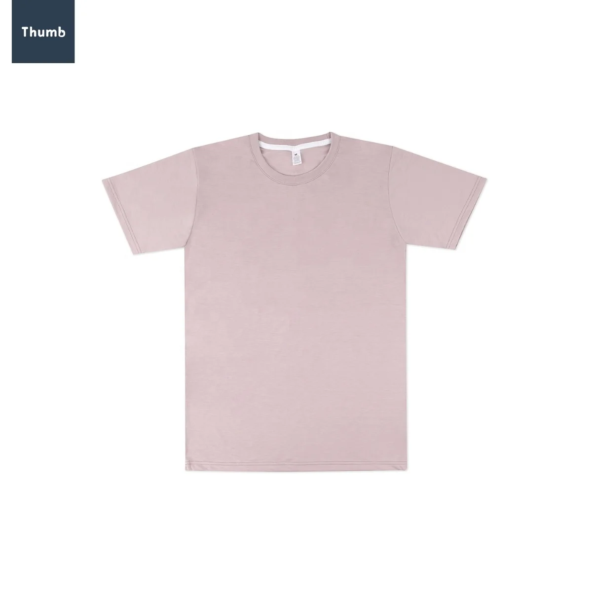 Free Sample Plain Polyester Sublimation Blanks T-shirt Feel Like Cotton and Super Soft in US Size Custom Logo for Brand