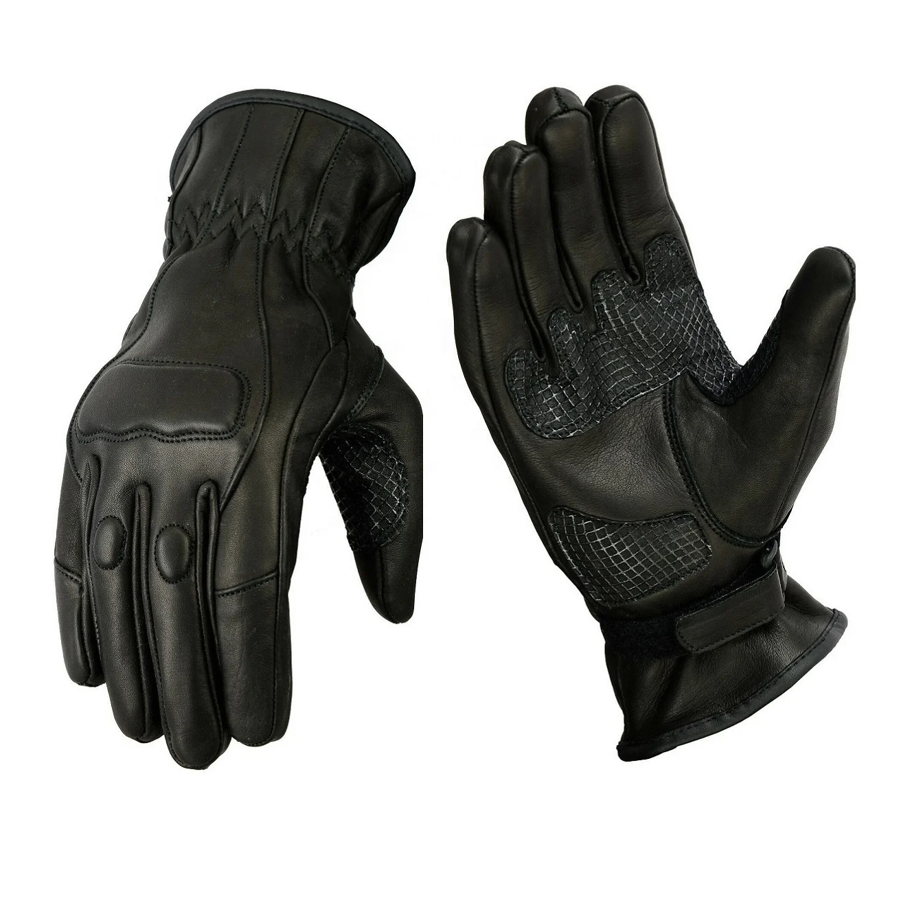 Leather Motorcycle Gloves Road Racing Anti Slip Winter Ladies Bikers Riding Glove Tactical operation Gloves for law enforcement