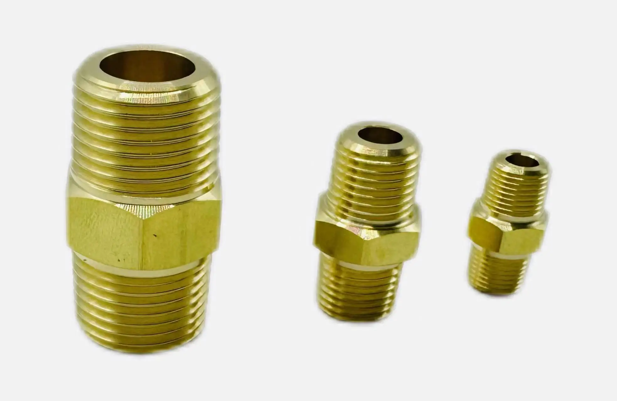 Straight thread taper thread joint copper fittings plumbing brass threaded joint brass fittings