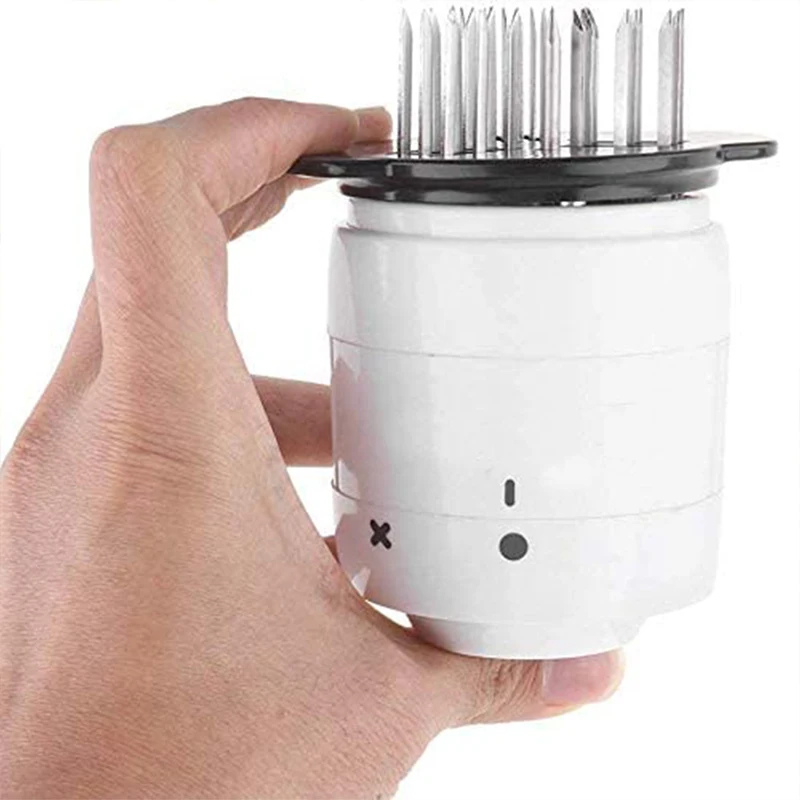 Kitchen Syringe Multifunction Chicken Stainless Steel Injector Tool Needle Meat Tenderizer