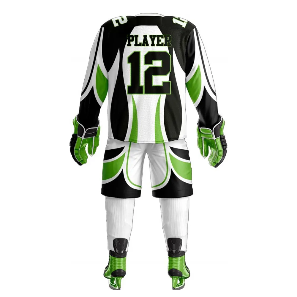 Hot Selling Custom Sublimation Print Adult Size Ice Hockey Uniform For Men  / Best Wholesale Price  Ice Hockey Uniform