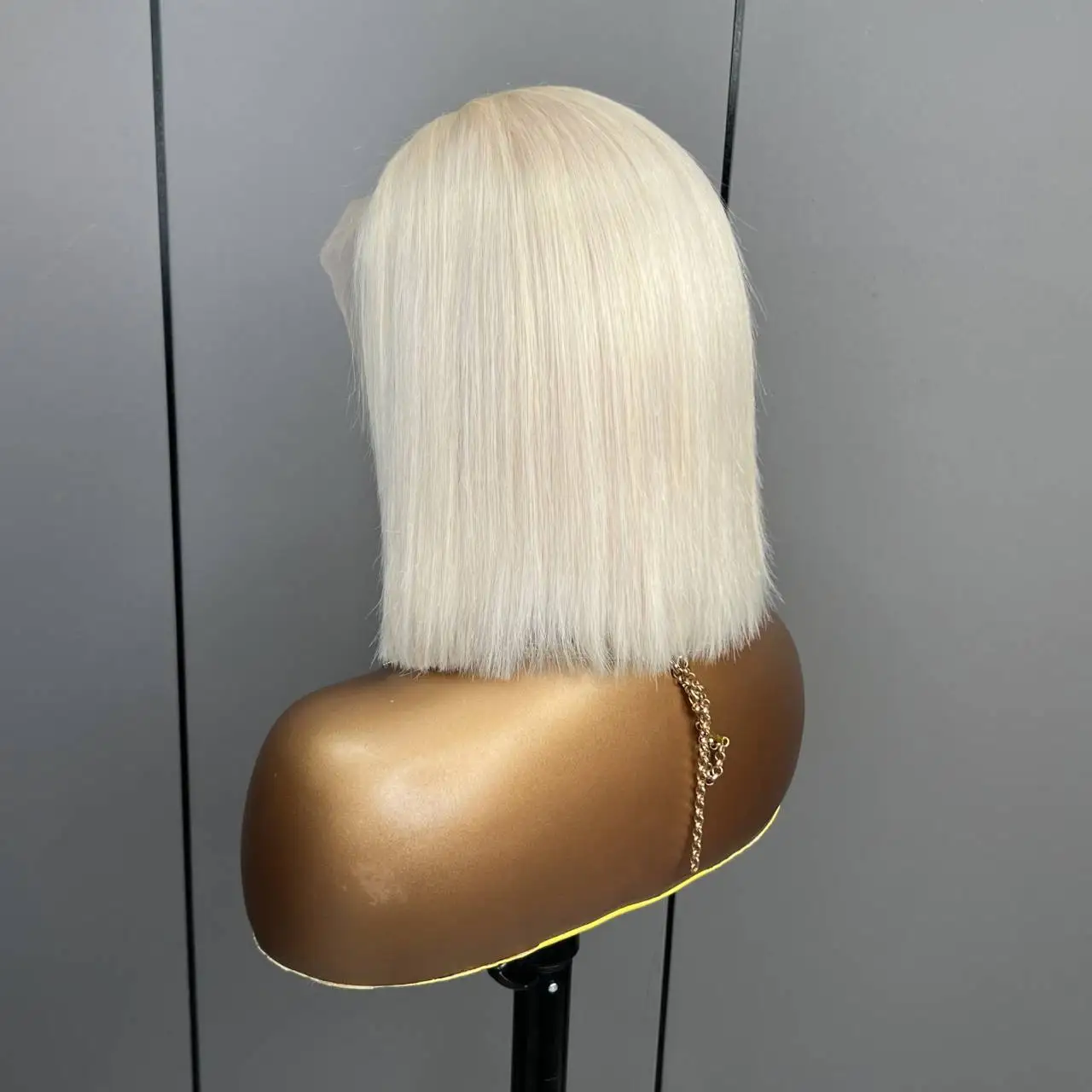 13x6 Raw Indian Temple Human Hair 13X4 HD #60 Ice Color Bone Straight Bob Wig For Black Women SDD Bob Wig