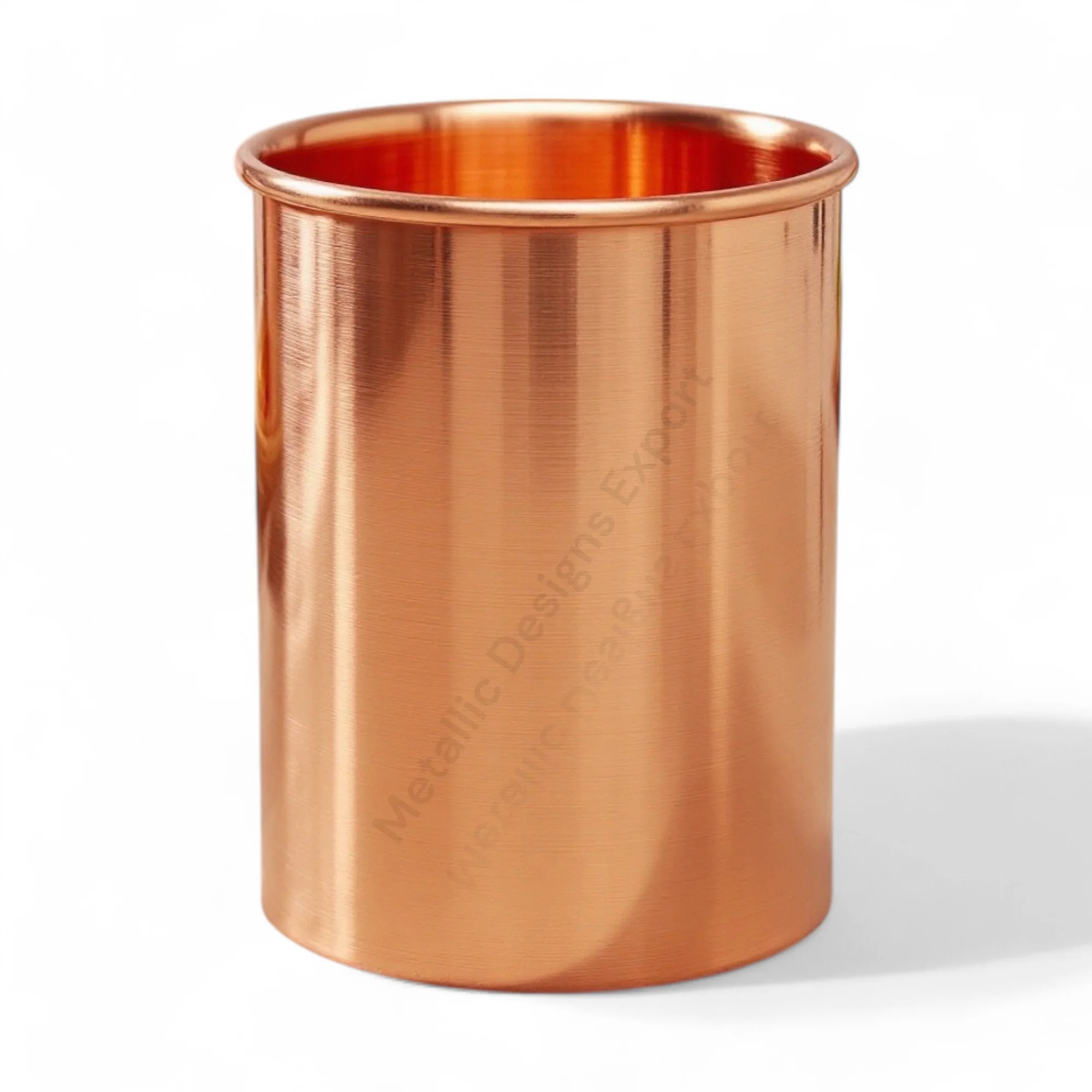 Stylish Copper Drinking Cup Metal Handmade Tumbler for Home, Bar, and Office - Durable, Eco-Friendly, Classic Design