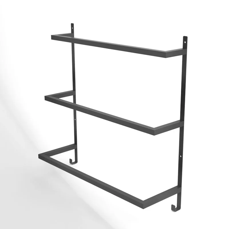 Wall Mounted Towel Rail with Storage Platform