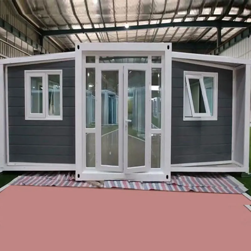 Cheap Ready Made 3 Bedroom Prefabricated House Expandable Container House 1 Bathroom For Home Living House Cabin