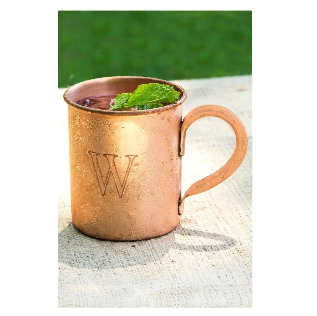 Antique Look Copper Antique Copper Mug Moscow Mule Copper Mugs with Handles Classic Drinking Cup Set Home Kitchen Bar