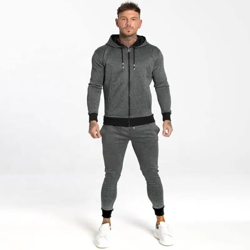 High Quality Manufactured KIT-N-FIT new Design Custom Logo Track Suits Men Sportswear Comfortable Quick Dry Slim Fit Tracksuit