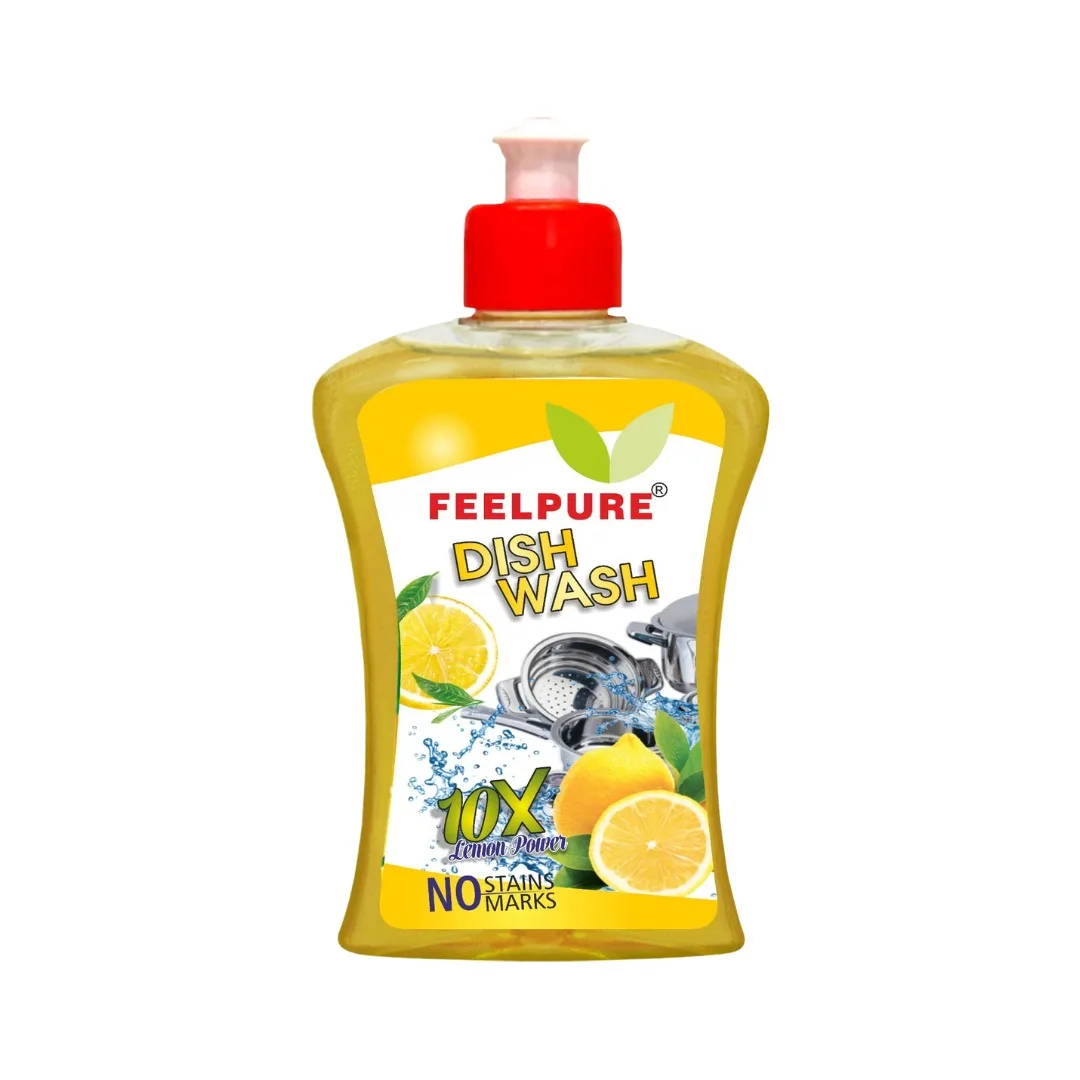 Dish Wash Gel and Liquid 250 ML with Lemon Powder 3X Dish Cleaner Liquid Gel Customized Size Available For Kitchen Uses