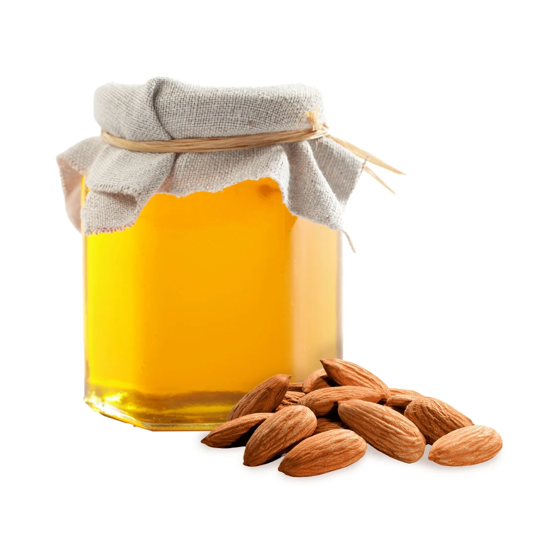 Natural no sugar high grade health benefits 200 g Honey Dessert pure flower honey with almomd kernels for food