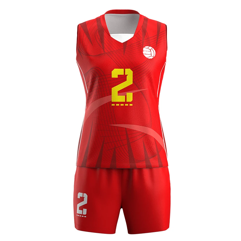 Clothing Sportswear Polyester Quick Dry Uniform Volleyball High Quality Custom Print Logo Sublimated Volleyball Wear