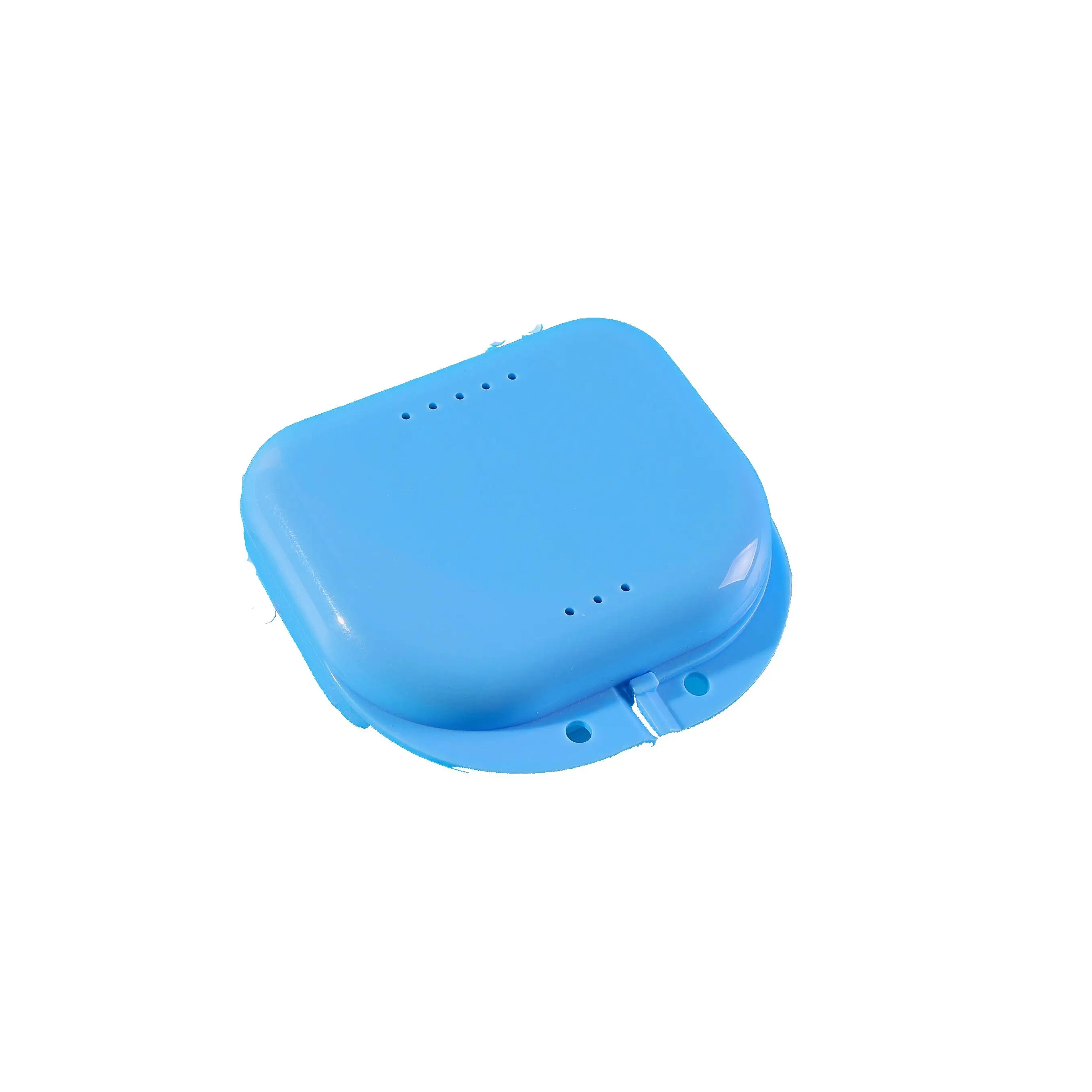 Customized Logo Dental Case With Hole Denture Container For Retainer Personalized Orthodontic Retainer Box