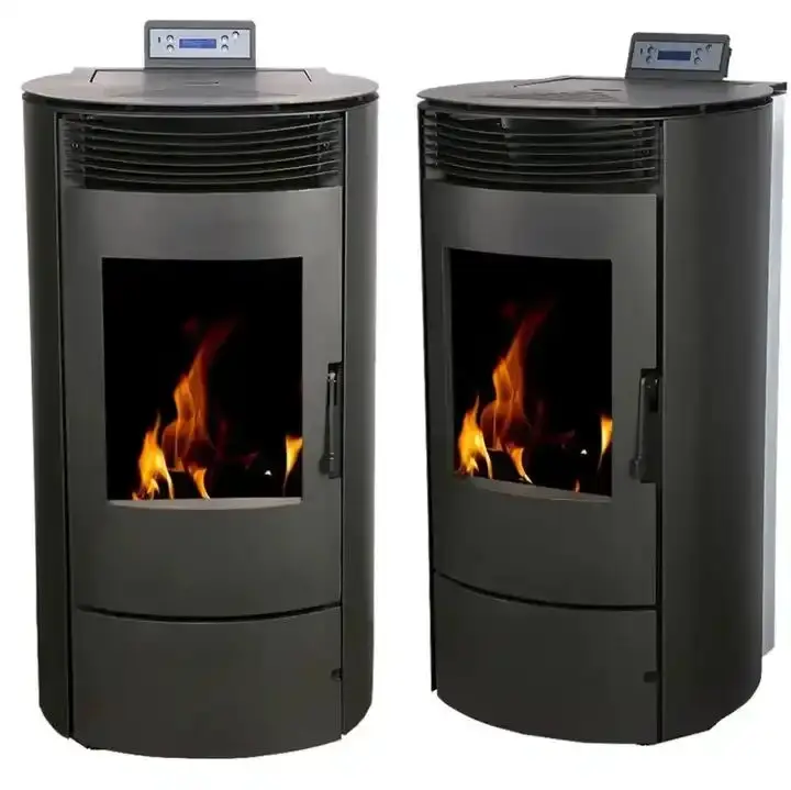 High efficiency pellet fireplace automatic feeding wood pellet stove