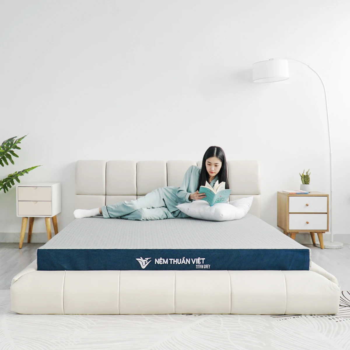 Набор матрасов хорошего сна супер легкие матрасы Queen Size мебель кровать Titan Grey натуральный латекс вьетнамский производитель