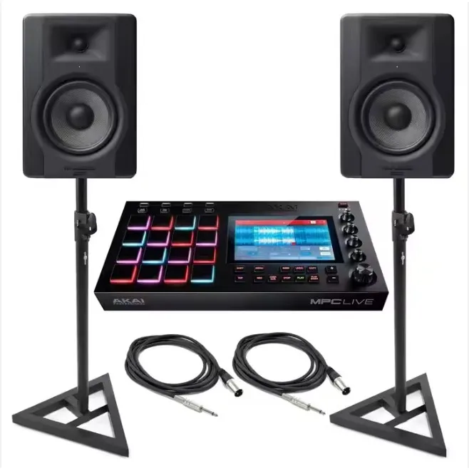2024 топ комплект Akai MPC Live с M-Audio BX5 Студийные мониторы и подставки