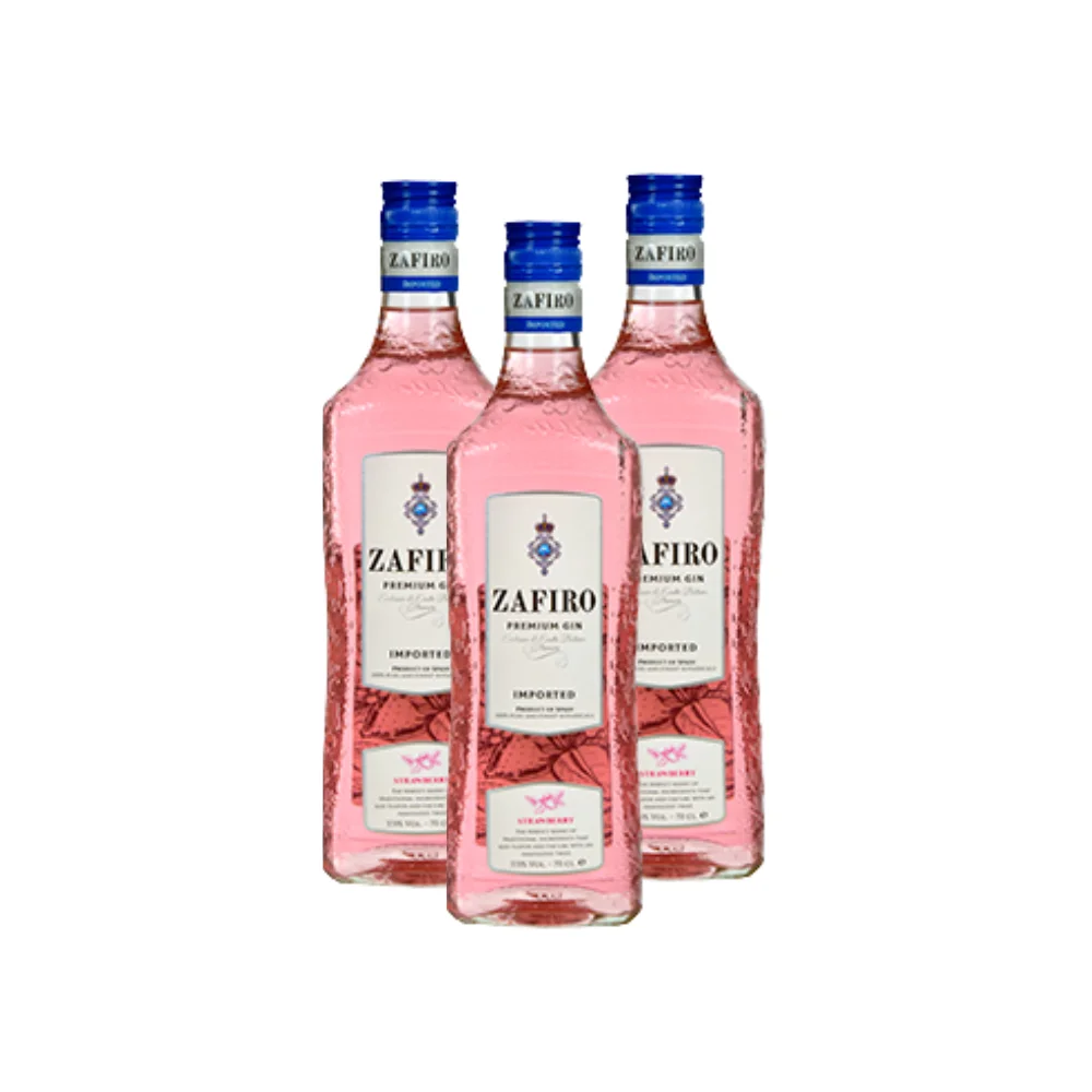 Import from Spain Strawberry Aroma Selected  37.5% Alcohol Vol Medium Intensity Premium Strawberry Gin used for cocktails mixer