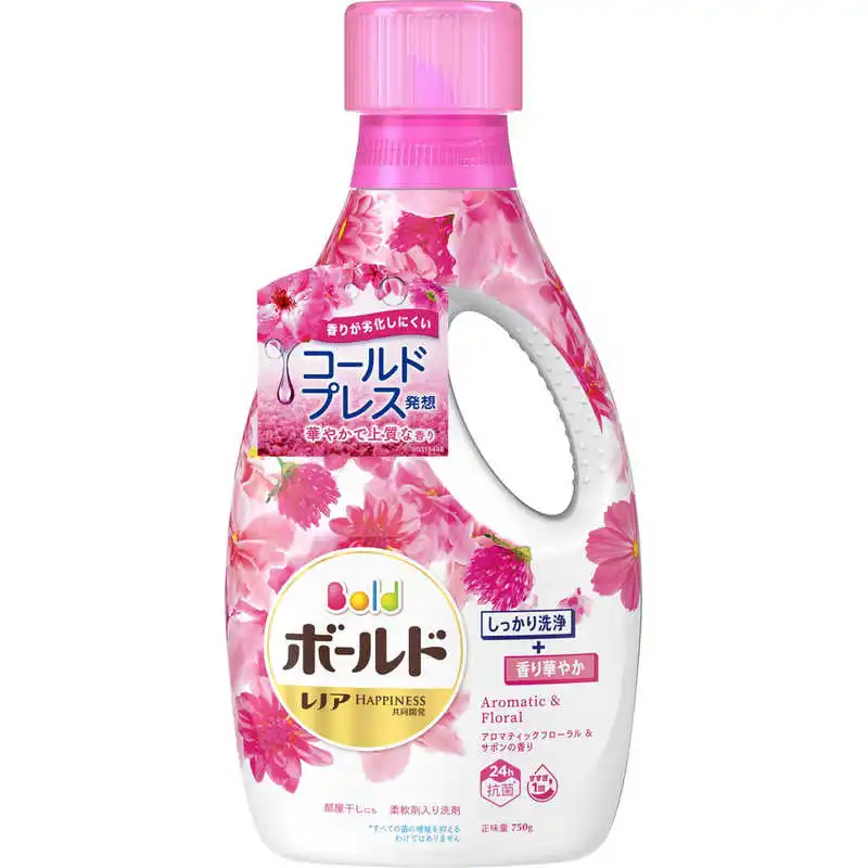 Laundry Detergent  4 in 1 P & G  Bold Gel Ball Fragrant 750ml  with  Softener Aromatic Floral & Savon Scented Made in Japan