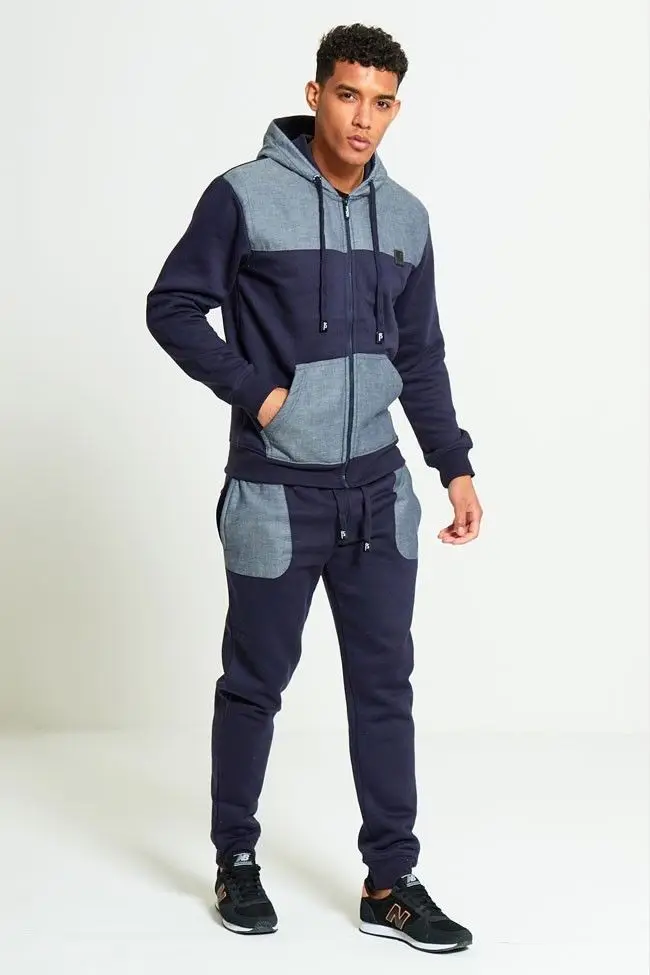 Wholesale Custom Mens Sweat Suits 2 Pieces Set Jogging Suit running gym wear Track Suit Sports Jackets Tracksuits For Men