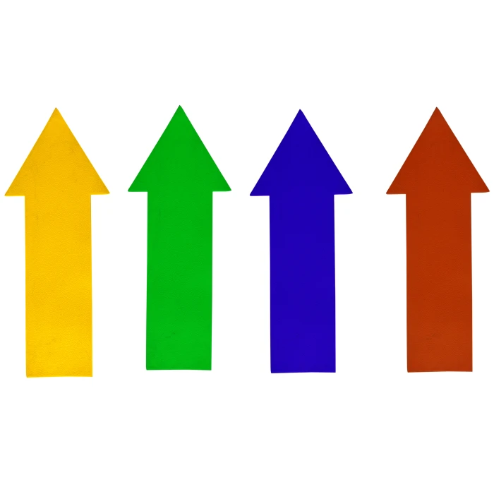 Kids Educational TPR Anti-Skid 35 cms Straight Arrow Markers Bright Assorted Colors for School Use