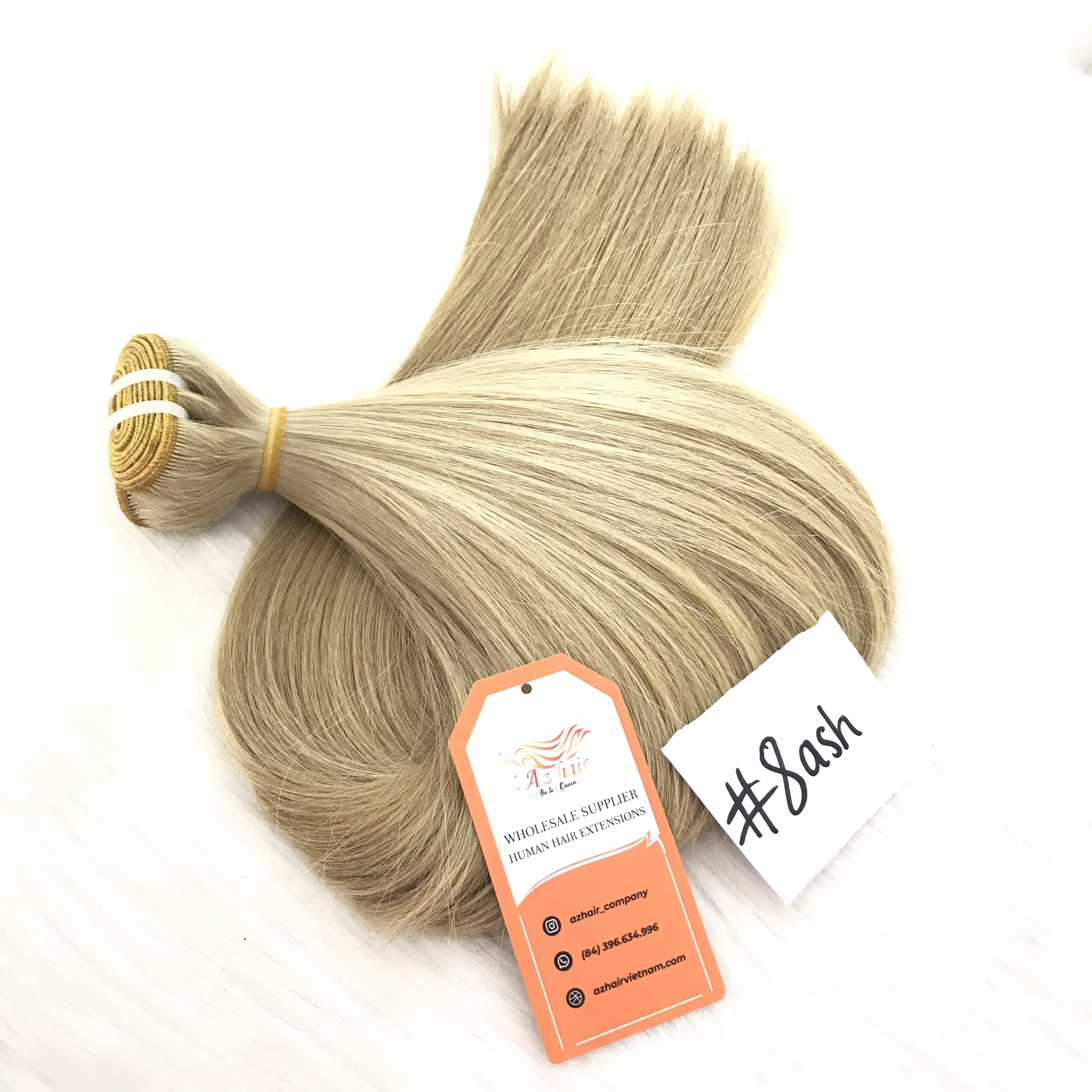 Blonde Hot Trend Color Highlight Bone Straight Weft Hair Extensions 100% Human Hair Unprocessed Virgin Hair