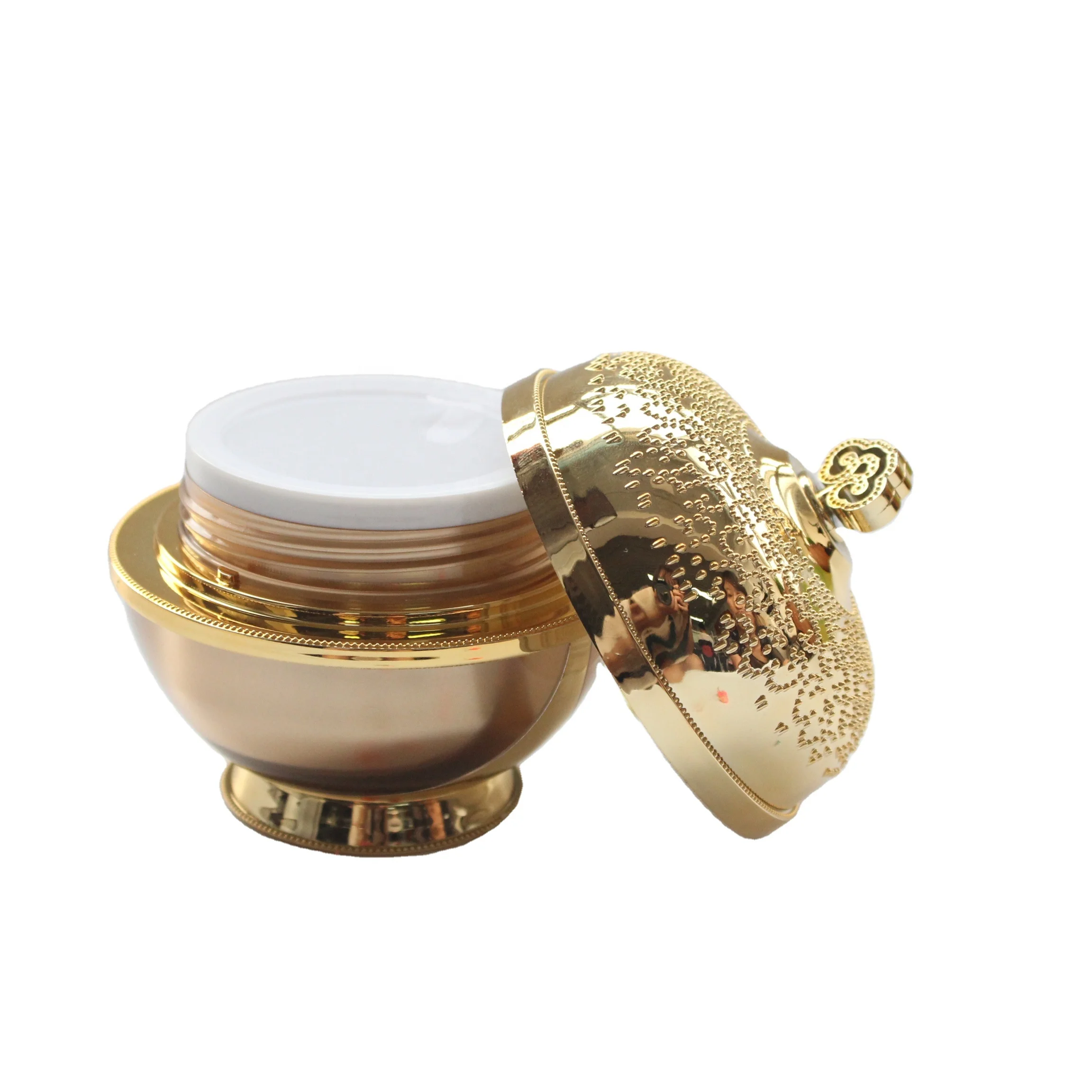 Acrylic Materia Double Wall Acrylic Transparent Pet Jar 100 Gm