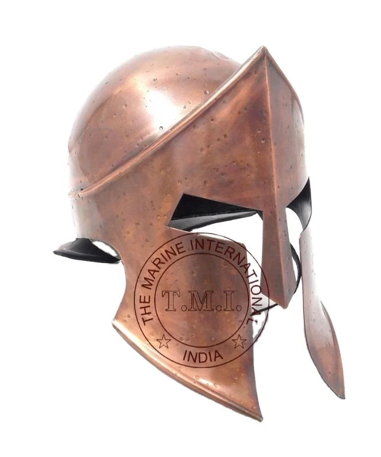 300 шлем из нержавеющей стали и кожи