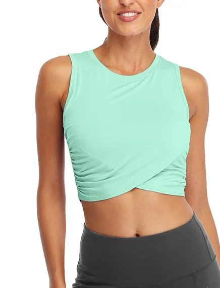 High Quality Casual Crop Top T Shirt Fashion Crop Top T Shirts For Girls Short Sleeve Fitness Crop Top