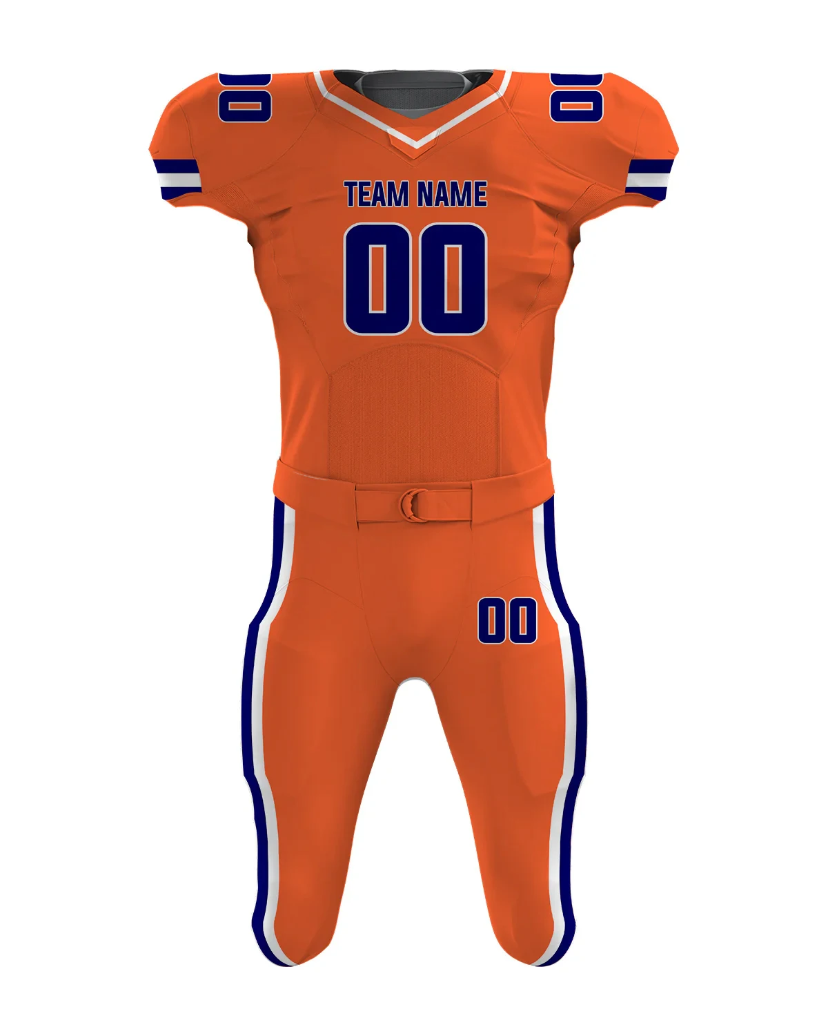 Custom Navy White Pinstripe Vintage USA Flag-Cream Authentic Baseball Jersey: Classic American Heritage Sportswear