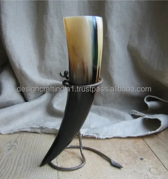 Wholesale Supply Viking Drinking Horn Highly Polished Drinking Horn With Luxury Design Horn Mug Available at Best Price