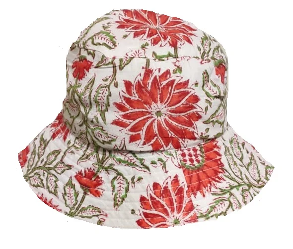 White Sanganeri Block Printed Cotton Camisole Dress