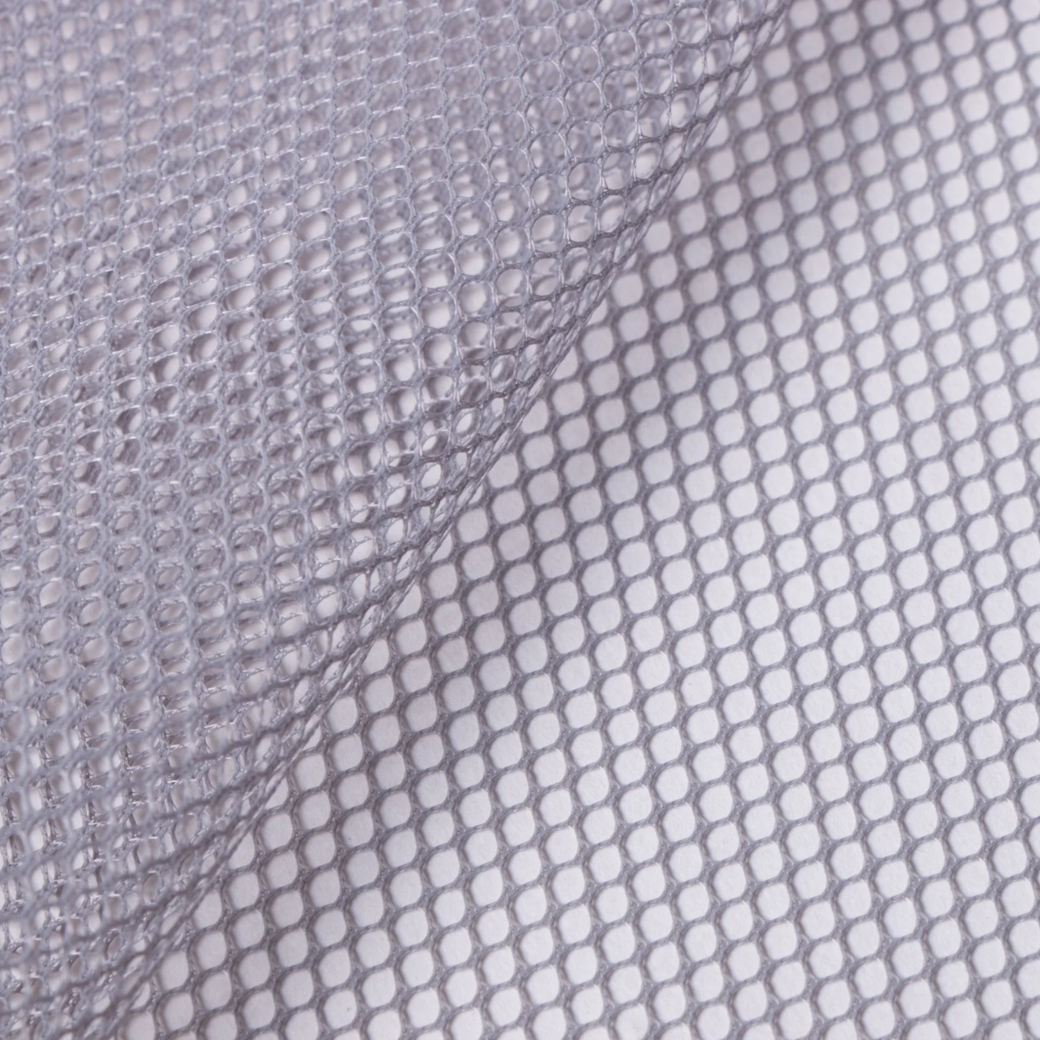 Wholesale 100% polyester 50D Hex hard mesh tulle net fabric