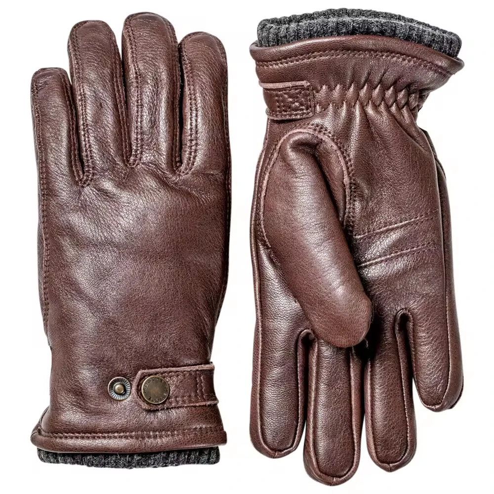 Driving Gloves Daily Life Comfortable Wool Genuine Leather Plain Winter OEM Customized Spring Style Leather Gloves From Pakistan