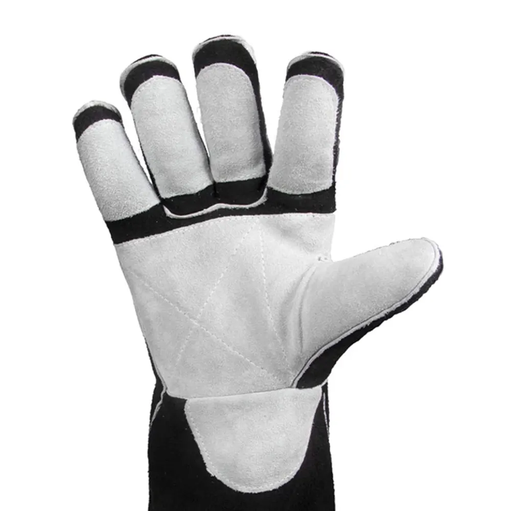 Top Quality 100% Genuine Cowhide Leather Welding Gloves For Men / Factory Wholesale Price Leather Welding Gloves