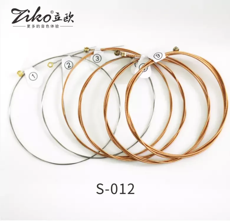 Wholesale Factory Directly  S-012 Guitar Accessories Phosphor Bronze Exterior Acoustic Guitar Strings for sale