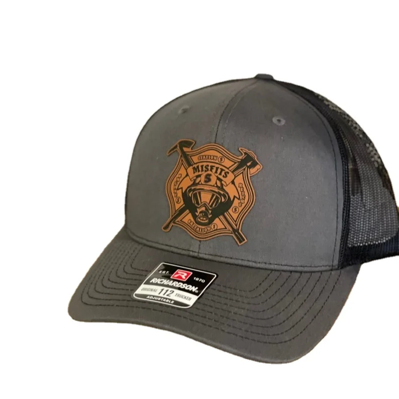 Wholesale Trucker Hat Custom Logo Hat Bulk Custom leather Patch Bulk Hats Leather Patch Design Logo Made in Vietnam