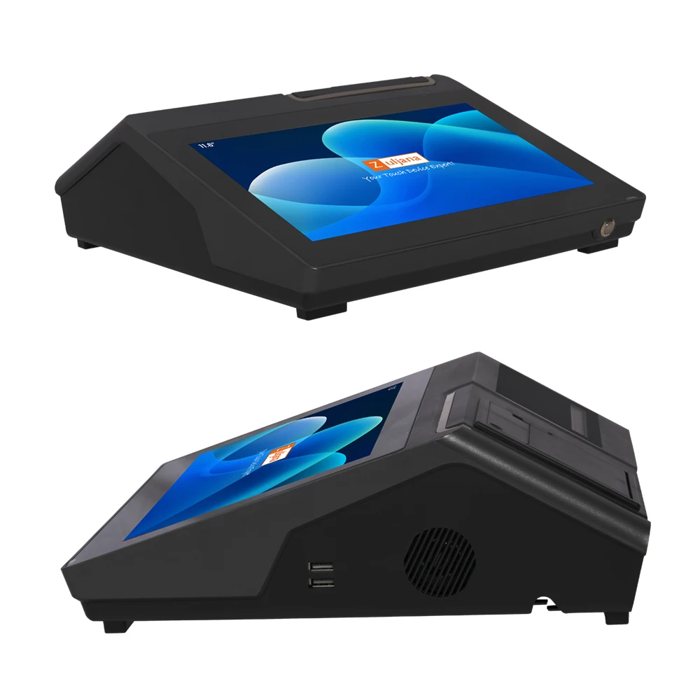 11.6 Inch Cheap Touch screen Cash Register with 80mm printer Smart POS Terminal