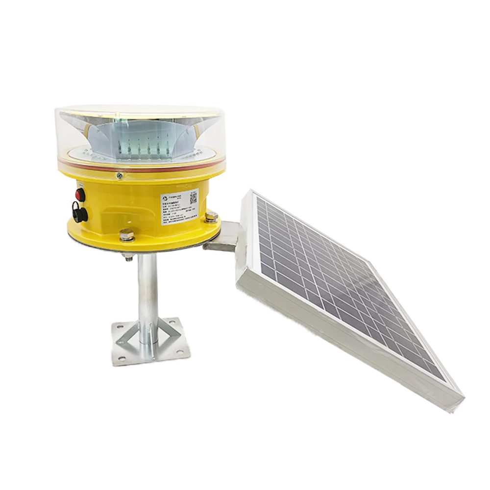 Световой барьер на солнечной батарее красный светодиодный светильник-Авиатор средней интенсивности световой