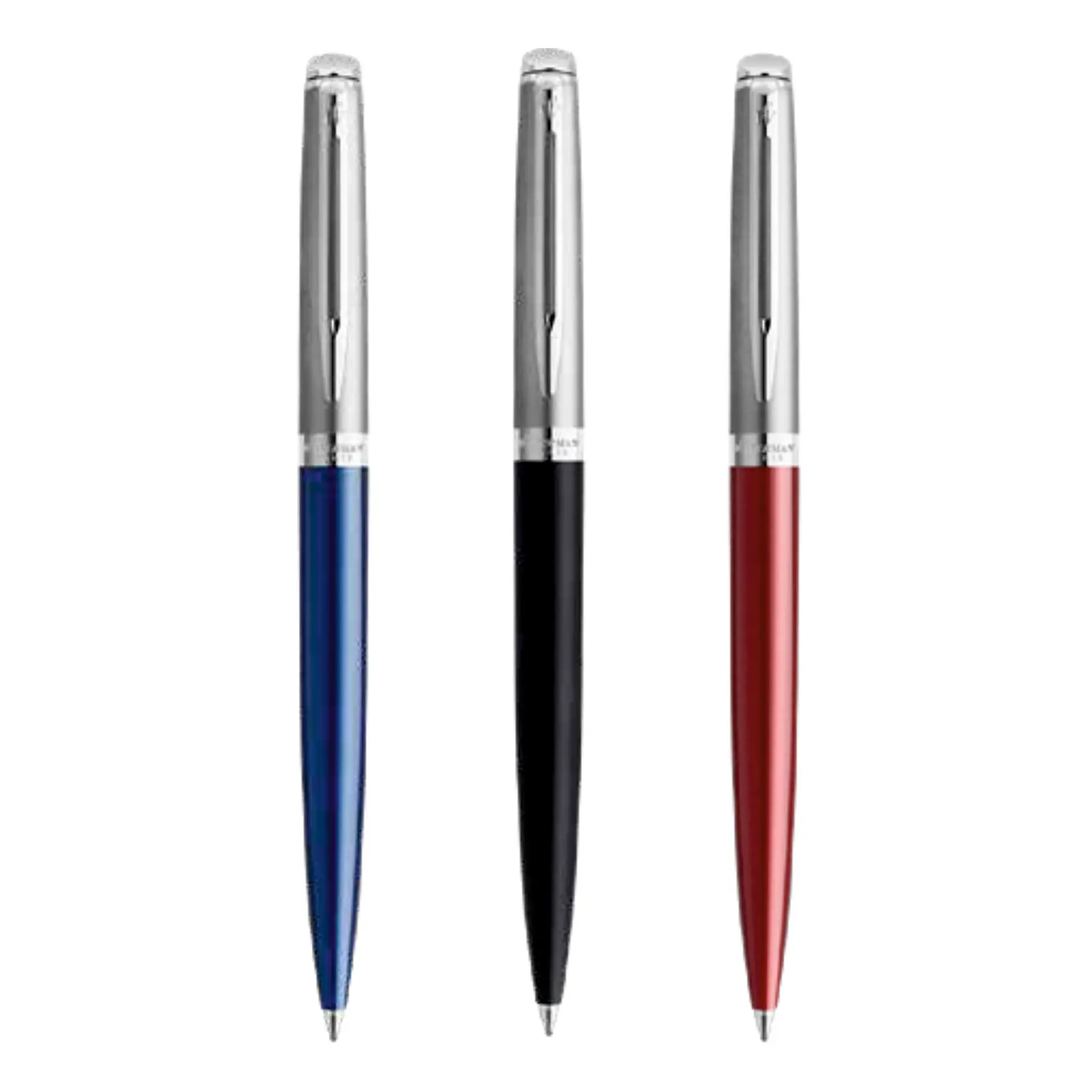 Premium Elegance Customized Waterman Hemisphere Stainless Steel ballpoint Pens & office Accessories Corporate Parker Gift Set