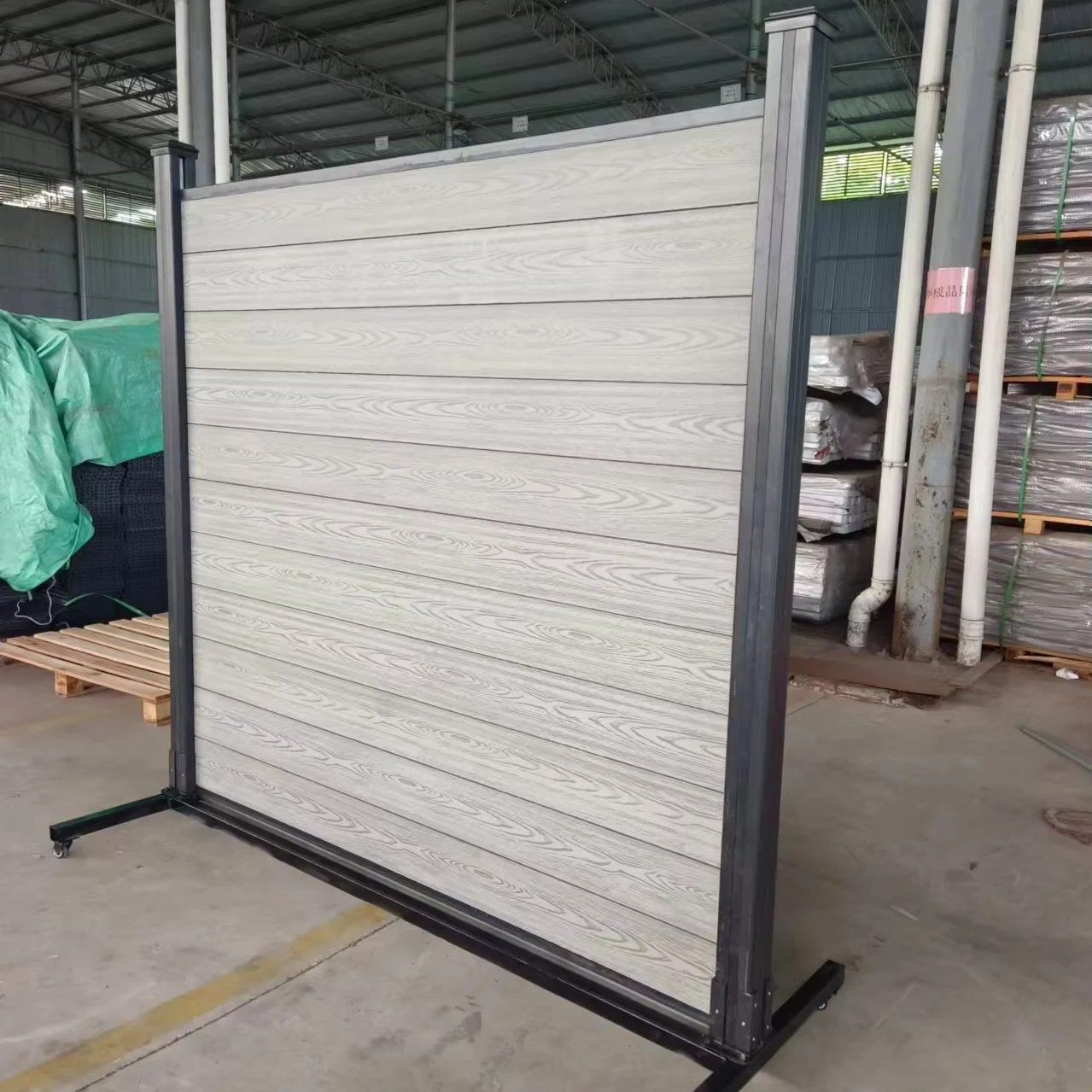 1.8m*1.8m wpc fence easy installation co-extrusion home garden boards wpc fence panel