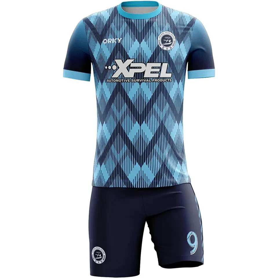 Team Wear Uniform Kit Football Jersey Soccer Wear For Sports Sets Fashionable Custom Team Name Latest Design Soccer Uniform