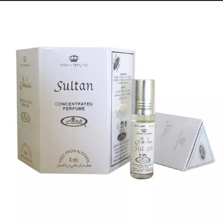 Oil Perfume SULTAN by AL REHAB 6 ML 100% Oil Unisex Dubai perfumes Arabic Alcohol-free