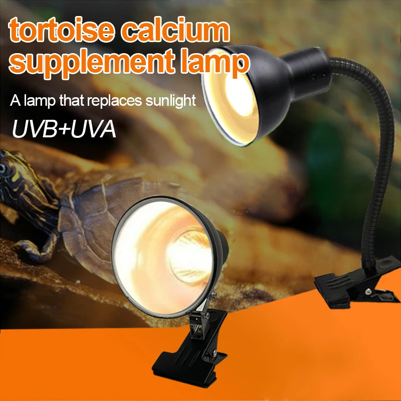 Hot product E27 reptile pet habitat heat lamp reptile lamp adjustable set with black clip-on bulb lamp holder